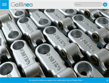 Tablet Screenshot of gallinea.it